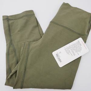 [ NWT ] Size 8 original lululemon align crop fatigue green